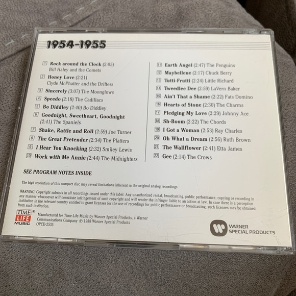 Life Time Rock and Roll … 1954-1955 The Rock 'N' Roll Era 22 Tracks Lifetime - Picture 3 of 7